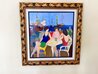 Old Jaffa Port II 2003 - Framed Embellished Serigraph on Canvas - Haifa, Israel Limited Edition Print by Itzchak Tarkay - 2 Old Jaffa Port II 2003 - Framed Embellished Serigraph on Canvas - Haifa, Israel Limited Edition Print by Itzchak Tarkay - 2