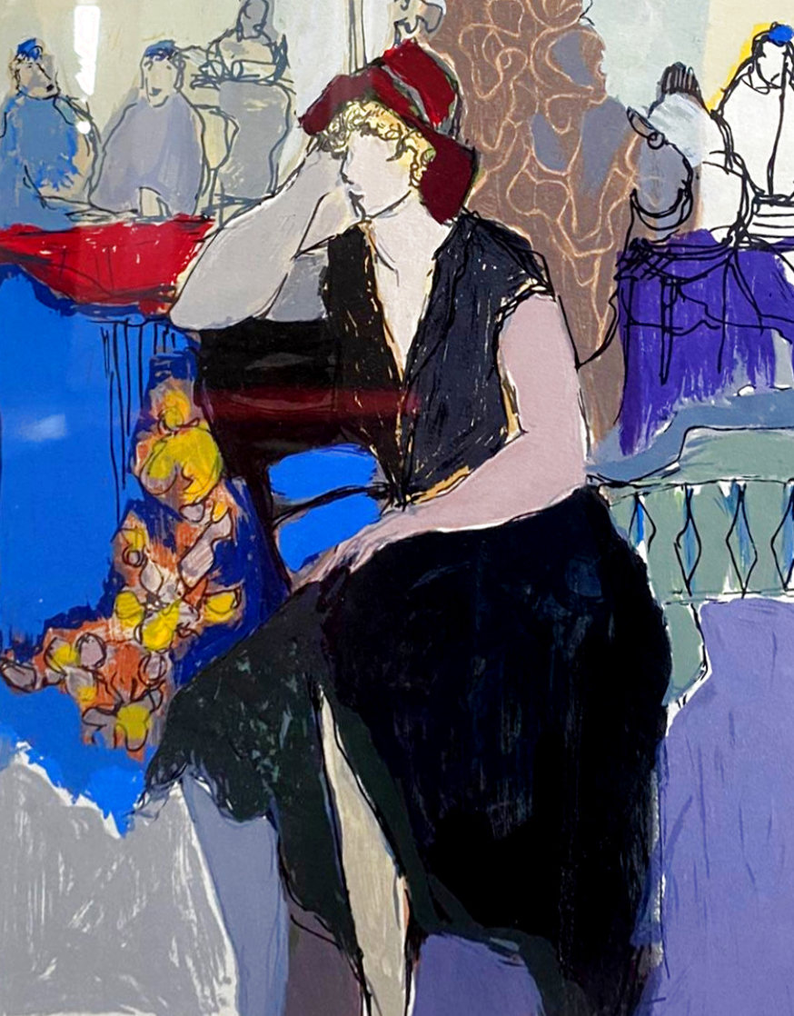 Woman Seated in Panama 1985 Limited Edition Print by Itzchak Tarkay