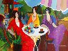 Spring Afternoon B Unique - Very Heavily Embellished Limited Edition Print by Itzchak Tarkay - 1