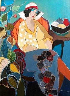 Intimate Knowledge 2006 Limited Edition Print - Itzchak Tarkay Intimate Knowledge 2006 Limited Edition Print - Itzchak Tarkay