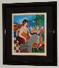 Lady By The Seaside AP Limited Edition Print by Itzchak Tarkay - 1
