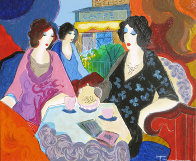 Reunion AP 1995 Limited Edition Print by Itzchak Tarkay - 0 Reunion AP 1995 Limited Edition Print by Itzchak Tarkay - 0