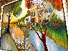 Autumn in the Country 2007 Embellished - Huge Limited Edition Print by Itzchak Tarkay - 3