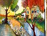 Autumn in the Country 2007 Embellished - Huge Limited Edition Print by Itzchak Tarkay - 2