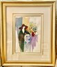 Watercolor 24x20 Watercolor by Itzchak Tarkay - 1 Watercolor 24x20 Watercolor by Itzchak Tarkay - 1