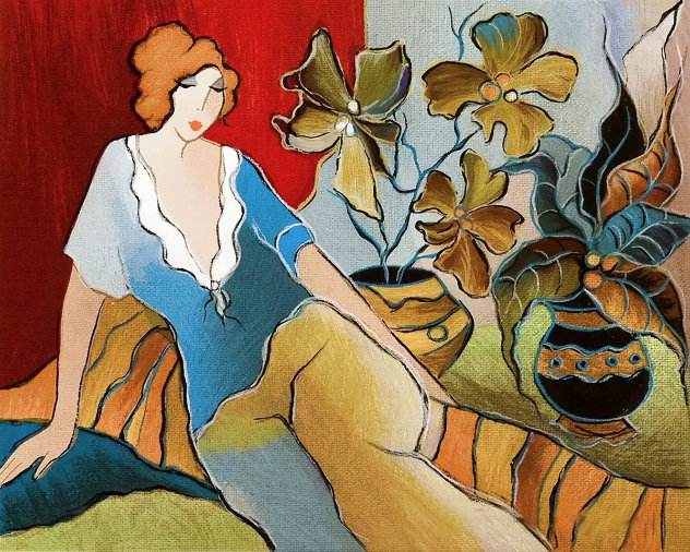 A Comfortable Position 2009 Limited Edition Print by Itzchak Tarkay