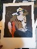 Woman in White Hat Limited Edition Print by Itzchak Tarkay - 1