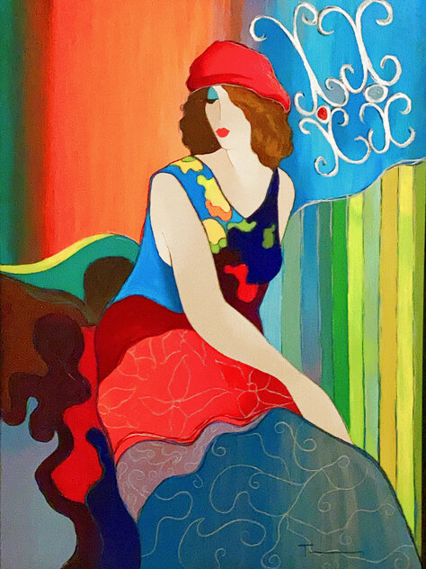 Beautiful Pose 2006 Limited Edition Embellished Serigraph on