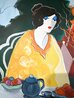 Afternoon Tea Gathering 33x27 - Acrylic on Canvas Original Painting by Itzchak Tarkay - 4 Afternoon Tea Gathering 33x27 - Acrylic on Canvas Original Painting by Itzchak Tarkay - 4
