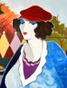 Afternoon Tea Gathering 33x27 - Acrylic on Canvas Original Painting by Itzchak Tarkay - 3 Afternoon Tea Gathering 33x27 - Acrylic on Canvas Original Painting by Itzchak Tarkay - 3