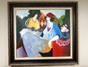 Afternoon Tea Gathering 33x27 - Acrylic on Canvas Original Painting by Itzchak Tarkay - 1 Afternoon Tea Gathering 33x27 - Acrylic on Canvas Original Painting by Itzchak Tarkay - 1