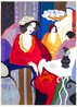Cafe Select - Huge 56x54 Limited Edition Print by Itzchak Tarkay - 0 Cafe Select - Huge 56x54 Limited Edition Print by Itzchak Tarkay - 0