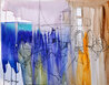 Untitled Abstract IV 1994 40x32 Acrylic on Canvas - Huge Original Painting by Itzchak Tarkay - 1