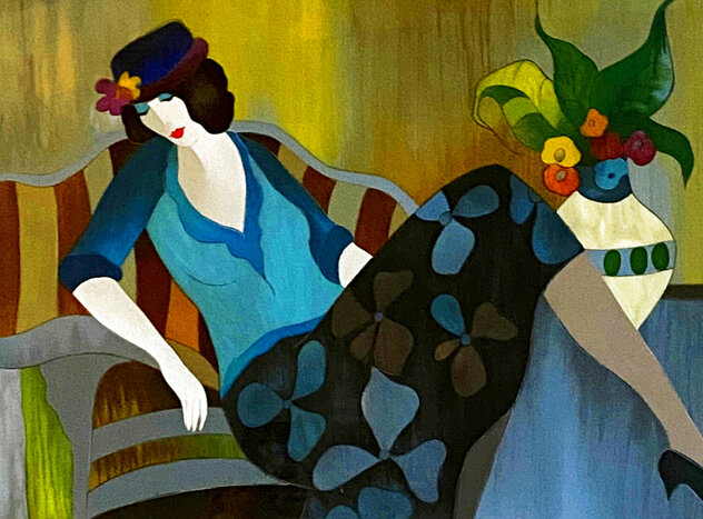 A Break from Tea 2007 Limited Edition Print by Itzchak Tarkay