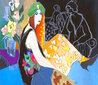 Look of Love 2008 - Framed Serigraph Limited Edition Print by Itzchak Tarkay - 2