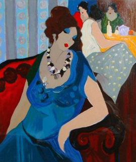 Expecting Cynthia 2000 Limited Edition Print - Itzchak Tarkay Expecting Cynthia 2000 Limited Edition Print - Itzchak Tarkay