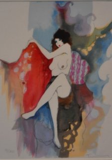 Danielle 1997 Limited Edition Print - Itzchak Tarkay Danielle 1997 Limited Edition Print - Itzchak Tarkay