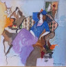 Le Salon I Version 2, No.17 1997 Limited Edition Print by Itzchak Tarkay - 0 Le Salon I Version 2, No.17 1997 Limited Edition Print by Itzchak Tarkay - 0
