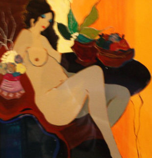 Nude I AP 1999 Limited Edition Print - Itzchak Tarkay Nude I AP 1999 Limited Edition Print - Itzchak Tarkay