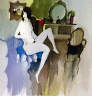 Nude Limited Edition Print - Itzchak Tarkay Nude Limited Edition Print - Itzchak Tarkay