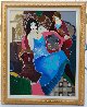 Suzanne 1997 Unique Embellished 52x40 Limited Edition Print by Itzchak Tarkay - 1 Suzanne 1997 Unique Embellished 52x40 Limited Edition Print by Itzchak Tarkay - 1