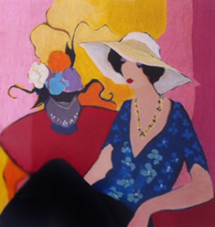 Pink Shadows 1 Limited Edition Print - Itzchak Tarkay Pink Shadows 1 Limited Edition Print - Itzchak Tarkay
