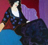 Chambre Violett 1980 Embellished Limited Edition Print by Itzchak Tarkay - 0