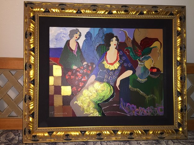 Terrie and Laura & Near A Victorian Table Limited Edition Print by Itzchak Tarkay Terrie and Laura & Near A Victorian Table Limited Edition Print by Itzchak Tarkay