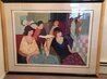 Aperitif 1990 Huge 31x42 Limited Edition Print by Itzchak Tarkay - 1