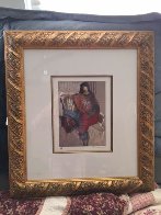 Waiting AP 1998 Limited Edition Print by Itzchak Tarkay - 1 Waiting AP 1998 Limited Edition Print by Itzchak Tarkay - 1