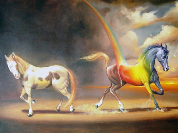 Defining Moment 2007 39x49 Super Huge Original Painting - Glen Tarnowski Defining Moment 2007 39x49 Super Huge Original Painting - Glen Tarnowski