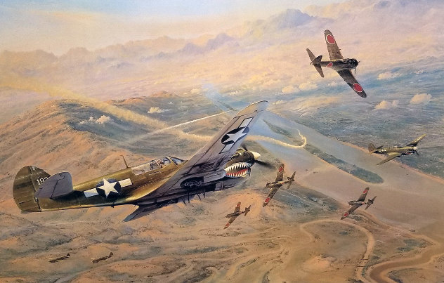 Fighting Tigers Limited Edition Print by Robert Taylor