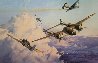 Hostile Sky 1990 HS by Pilots Limited Edition Print by Robert Taylor - 1