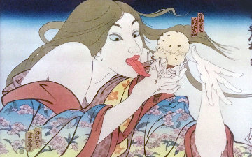 31 Flavors Invade Japan, Today's Special 1984 Limited Edition Print - Masami Teraoka 31 Flavors Invade Japan, Today's Special 1984 Limited Edition Print - Masami Teraoka