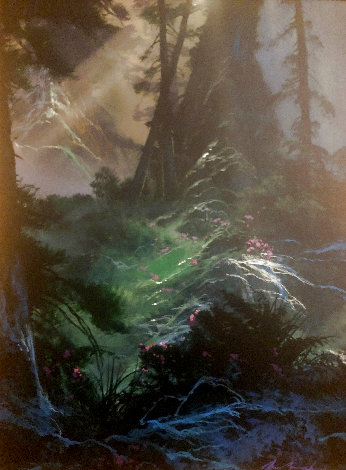 Forest Enchanted 1990 20x22 Original Painting - Dale Terbush