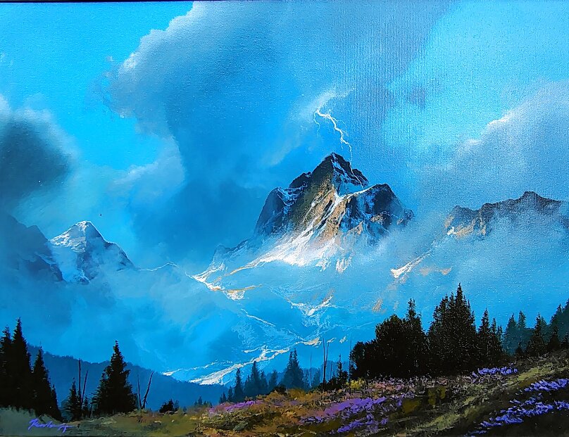 Dale Terbush デイル ブルームーン 外箱/カバー/サイン/COA付 Dale Terbush Paintings For Sale, Wanted