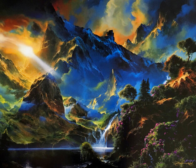 Tapestry Woven by Angels 1998 Limited Edition Offset Lithograph by