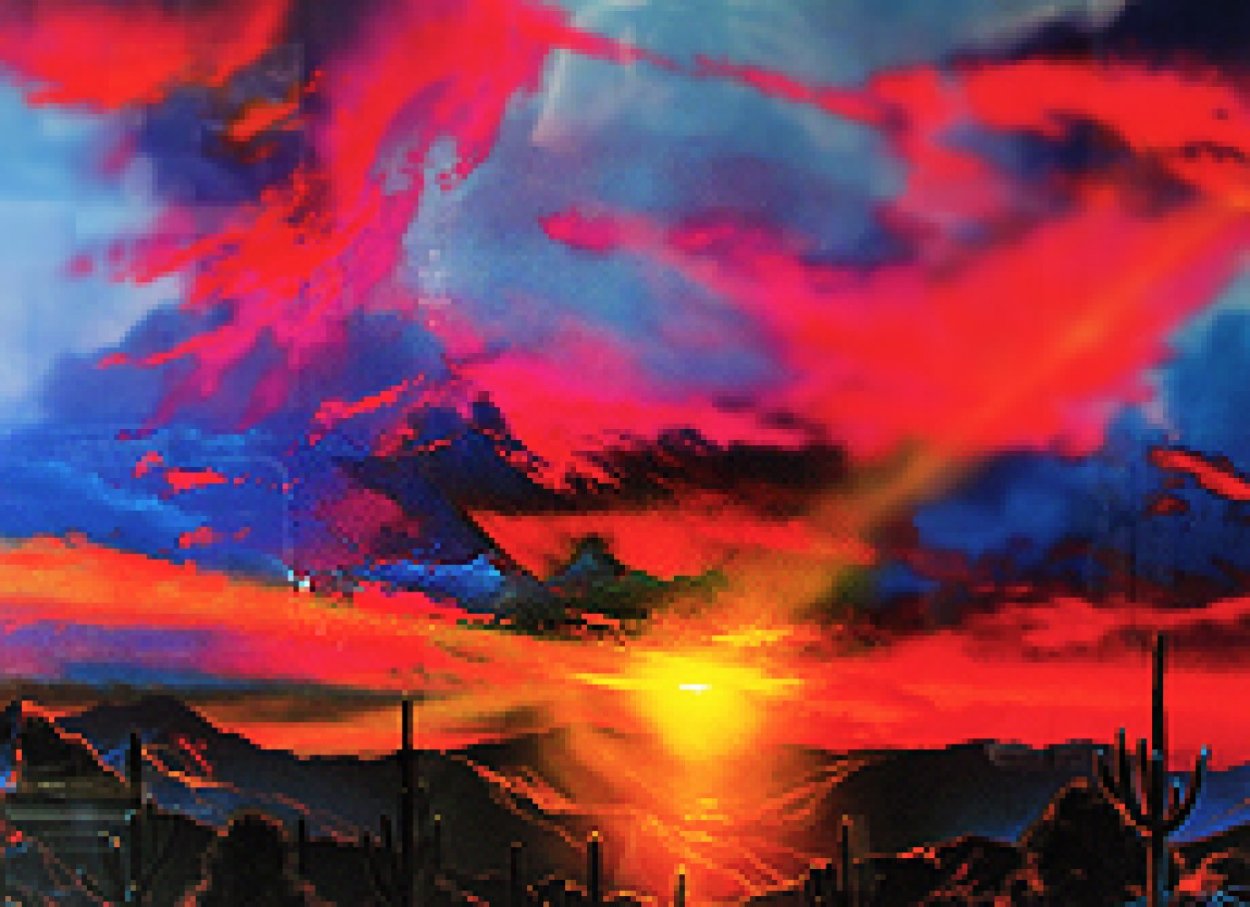 To Live in the Light Eternal 1995 Huge Limited Edition Print by Dale Terbush To Live in the Light Eternal 1995 Huge Limited Edition Print by Dale Terbush