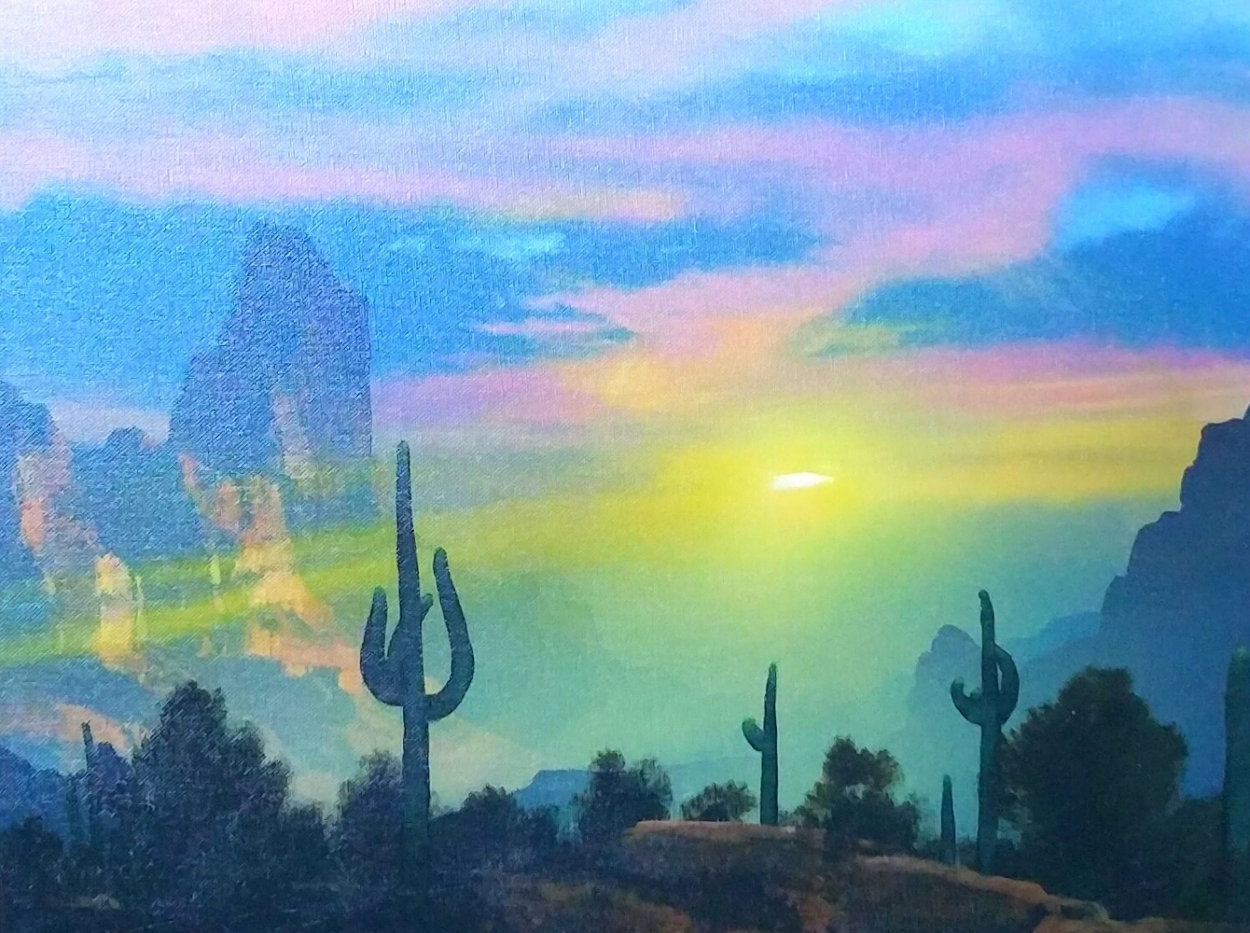 Southwest By My Way of Thinking 1991 29x33 Original Painting by Dale Terbush