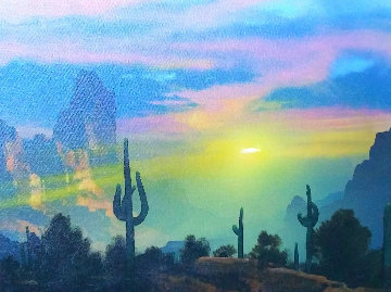 Southwest By My Way of Thinking 1991 29x33 Original Painting - Dale Terbush