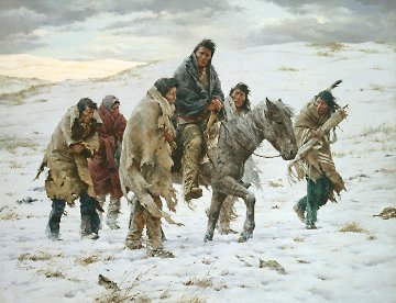 Chief Joseph Rides to Surrender Limited Edition Print - Howard Terpning