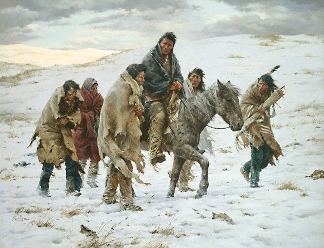 Chief Joseph Rides to Surrender Limited Edition Print by Howard Terpning