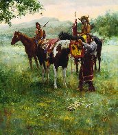Medicine Horse Mask 2005 Limited Edition Print by Howard Terpning - 0 Medicine Horse Mask 2005 Limited Edition Print by Howard Terpning - 0