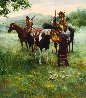 Medicine Horse Mask 2005 Limited Edition Print by Howard Terpning - 0