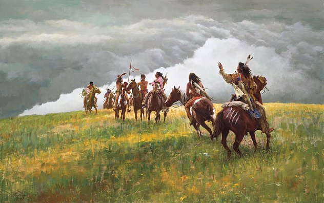 Thunder Speaks 2002 Limited Edition Print by Howard Terpning