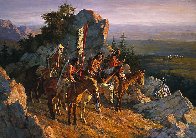 Gold Seekers to the Black Hills AP 1996 Limited Edition Print by Howard Terpning - 0 Gold Seekers to the Black Hills AP 1996 Limited Edition Print by Howard Terpning - 0