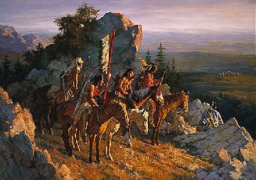 Gold Seekers to the Black Hills AP 1996 Limited Edition Print - Howard Terpning