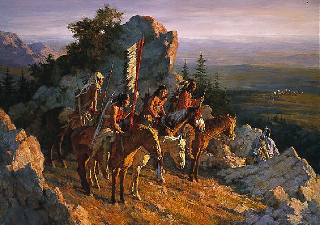 Gold Seekers to the Black Hills AP 1996 Limited Edition Print by Howard Terpning Gold Seekers to the Black Hills AP 1996 Limited Edition Print by Howard Terpning