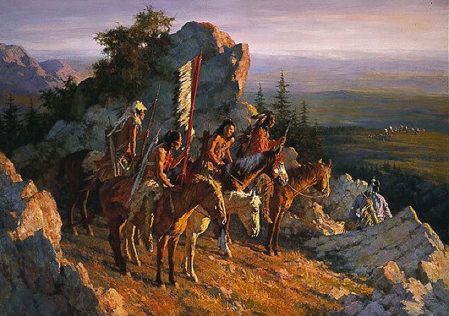 Gold Seekers to the Black Hills AP 1996 Limited Edition Print by Howard Terpning