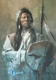 Status Symbols 1982 Limited Edition Print - Howard Terpning Status Symbols 1982 Limited Edition Print - Howard Terpning